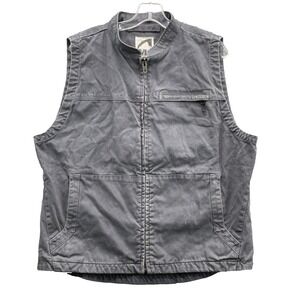 Mountain Khakis Vest Men's Medium Canvas Hunting Outdoor Gorpcore Biker Workwear